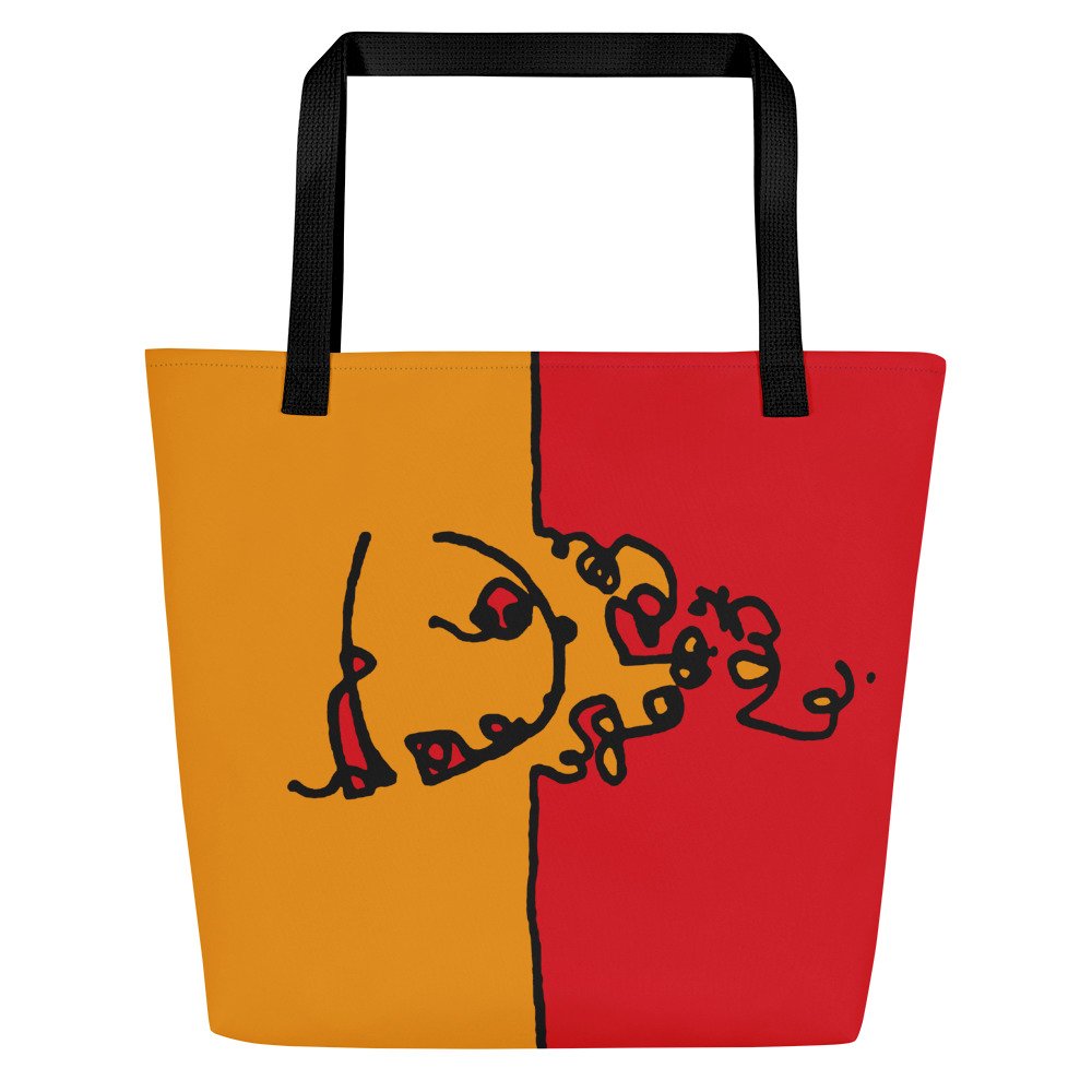Large Tote Bag - Push through