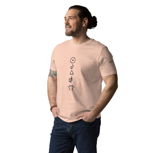 Enneagram Symbols printed on unisex organic cotton t-shirt